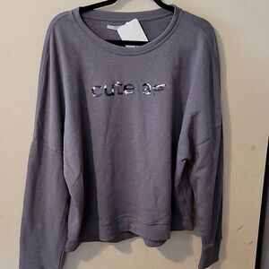 Fabletics sweatshirt NWT gray XXL